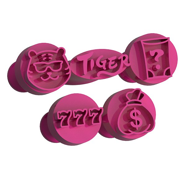 Carimbos para Doces Brigadeiros - Tigrinho