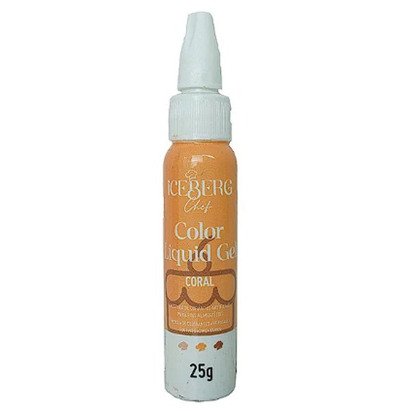 Corante Liquid Gel (CORAL) Iceberg - 25g