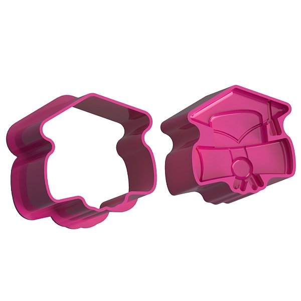 Capelo e Canudo (Formatura) - Ejetor Modelador para Brigadeiros