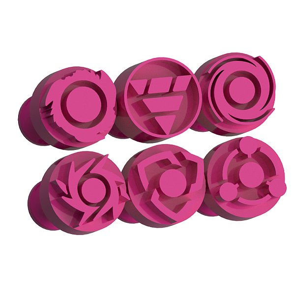 Carimbos para Doces Brigadeiros - Lâminas de Batalha