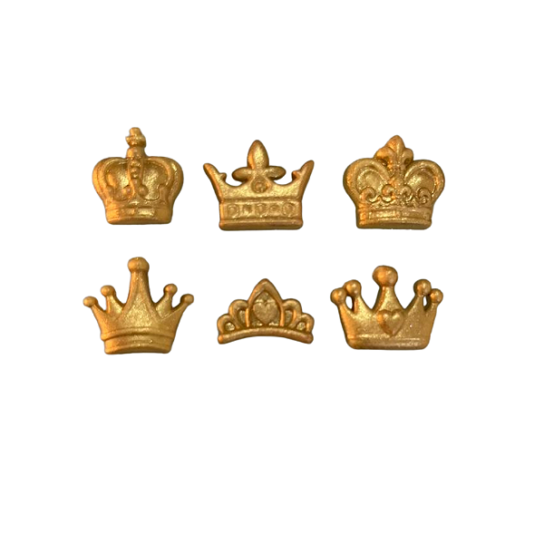 Molde de Silicone para apliques de Artesanato - Coroas