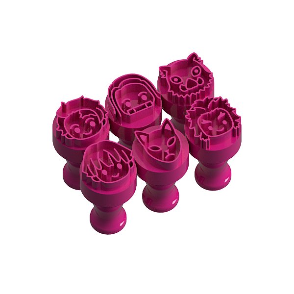 Carimbos para Doces Brigadeiros - Tanjiro e Amigos