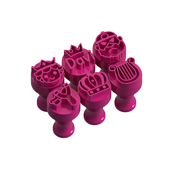 Carimbos para Doces Brigadeiros - Rei Davi