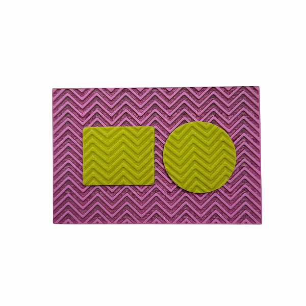 Textura Emborrachada para Pasta Americana - Zig Zag