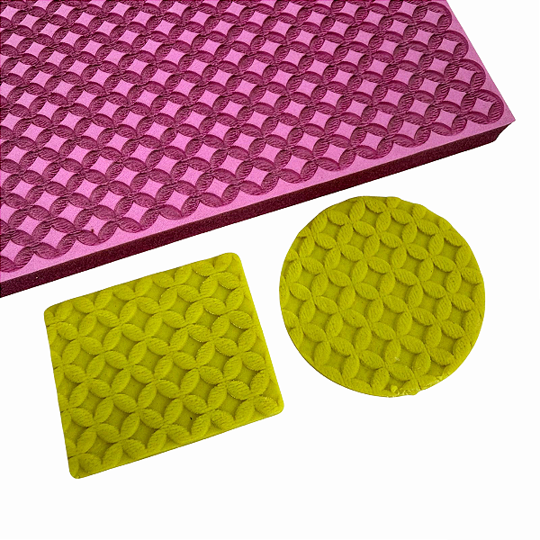 Textura Emborrachada para Pasta Americana - Circular