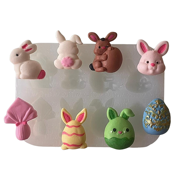 Molde de Silicone para apliques de Confeitaria - Páscoa 3