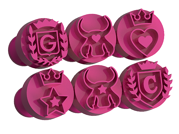 Carimbos para Doces Brigadeiro - Bois de Parintins