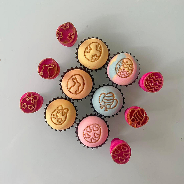 Carimbos para Doces Brigadeiro - Ovos de Páscoa