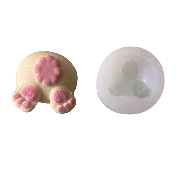 Molde de Silicone para Artesanato - Coelho de Costas 3cm