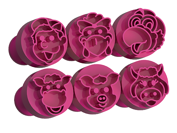 Carimbos para Doces Brigadeiro - Turma do Júlio