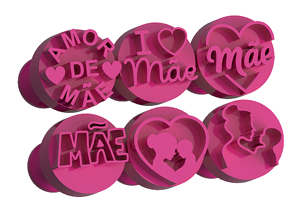 Carimbos para Doces Brigadeiro - Dia das Mães 5