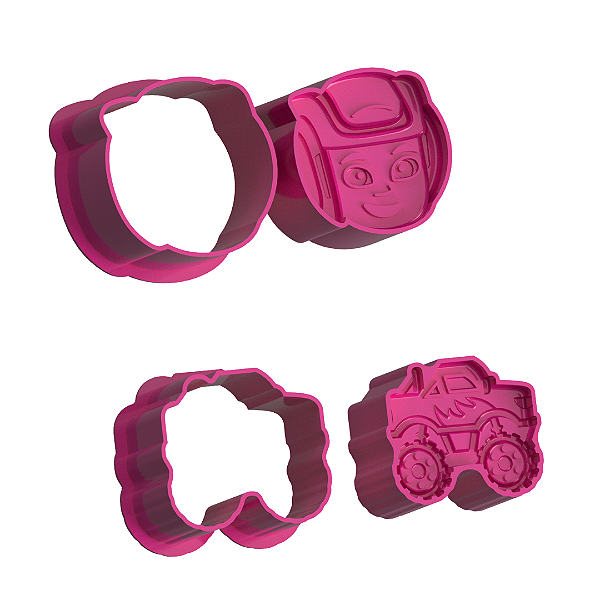 Blaze e o Caminhão - Ejetor Modelador para Brigadeiros