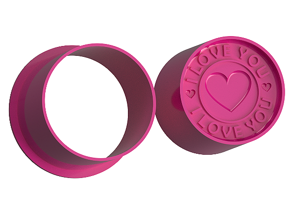 I Love You- Ejetor Modelador para Brigadeiros