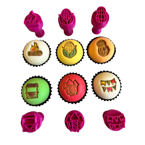 Carimbos para Doces Brigadeiro - Festa Junina 3