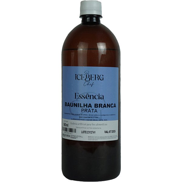 Essência Iceberg Linha Prata - Baunilha Branca 960ml