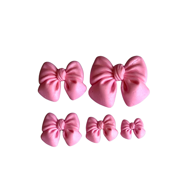 Molde de Silicone para apliques de Artesanato - Laço Pomposo
