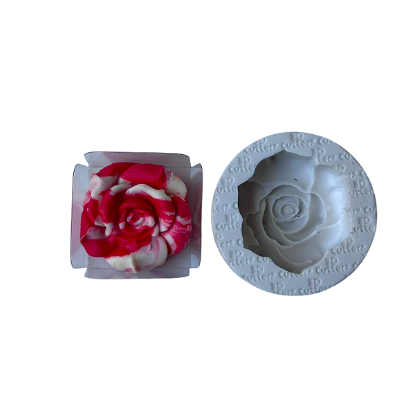 Molde de Silicone para Artesanato - Rosa Delicada