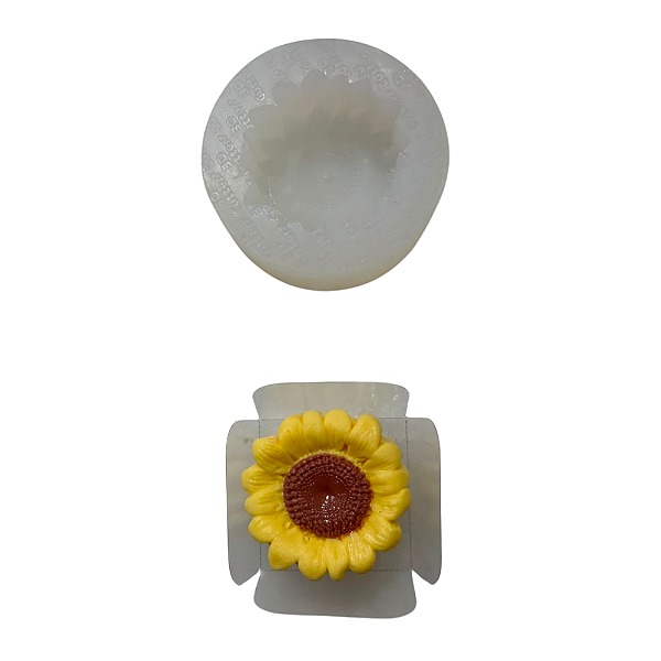 Molde de Silicone para apliques de Artesanato - Flor Girassol