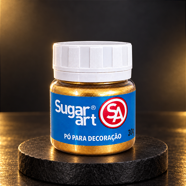 Sugar Art - Pó para Decoração 30g - Dourado Verdadeiro