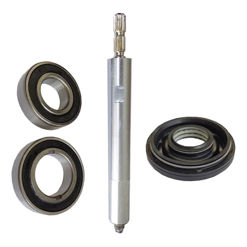 Tubo E Eixo Rolamentos Retentor Electrolux Lte12 Ls12q Ltc12