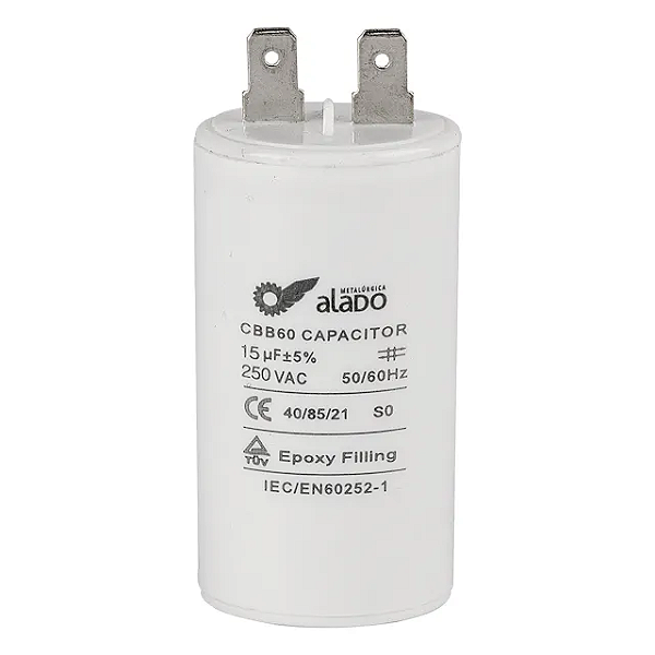 Capacitor Lavadora Brastemp Consul Electrolux 15uf 220 Volts