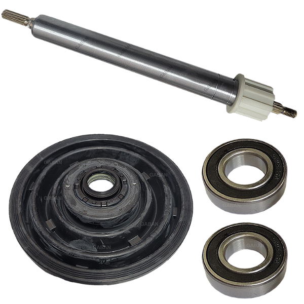 Kit Tubo Eixo Mancal Rolamentos Retentor Electrolux Ltc07
