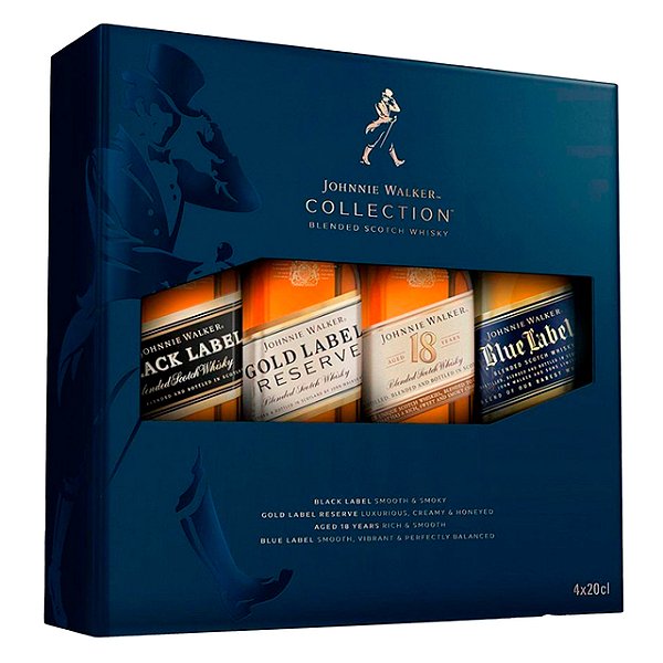 Coleção Jhonnie Walker 4x200ml