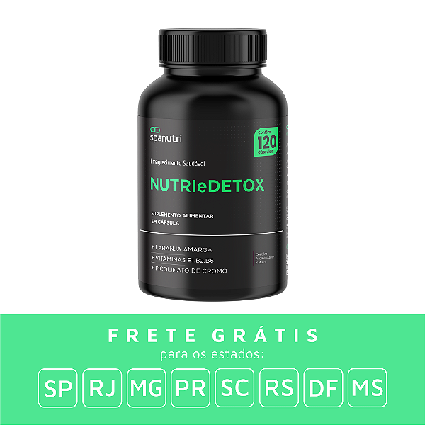 NUTRIEDETOX - FRASCO 120 CÁPSULAS.