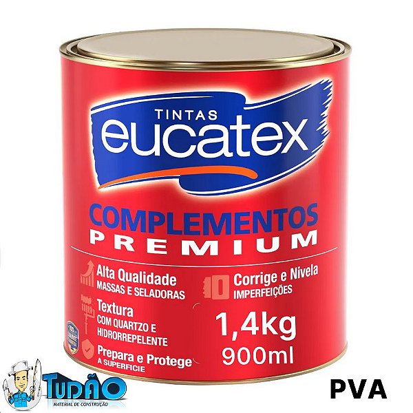 Massa Corrida PVA 0900ml 1,4kg Eucatex