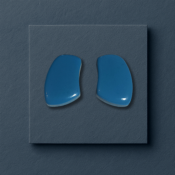 Brinco Shape -  Azul Índigo