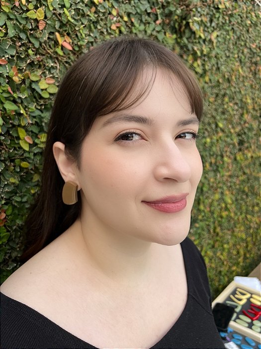 Brinco Shape - Marrom Mocha