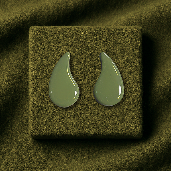 Brinco  Rit - Verde Oliva