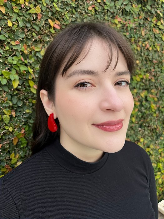 Brinco Rit - Vermelho Cereja