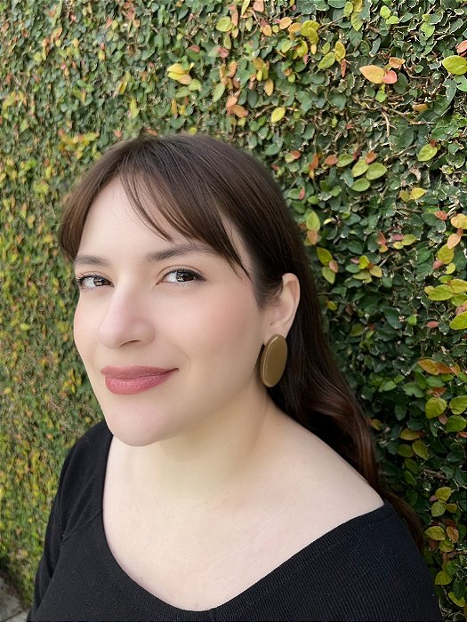 Brinco Elli - Marrom Mocha