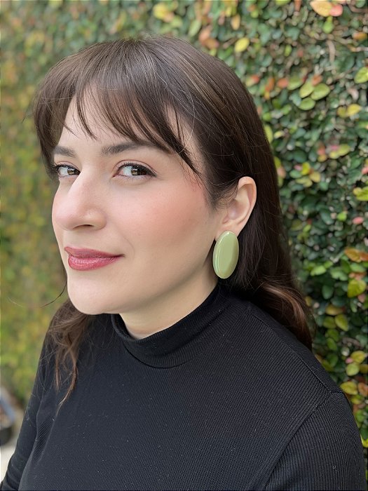 Brinco Elli - Verde Oliva