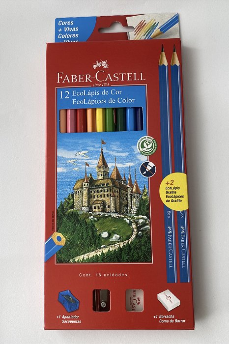 Kit Lápis de cor EcoLápis Faber-Castell