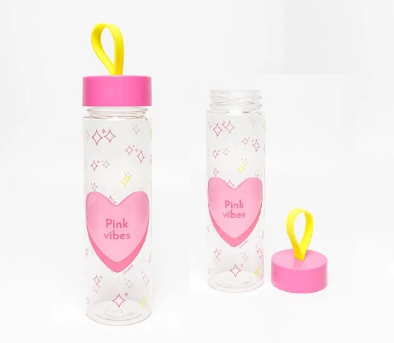 Garrafa 500ml LeoArte Pink Vibes