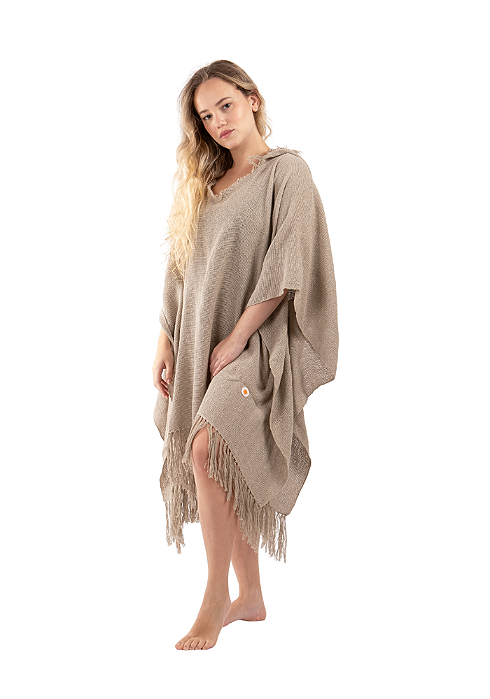 Poncho Simbora Tear Caqui