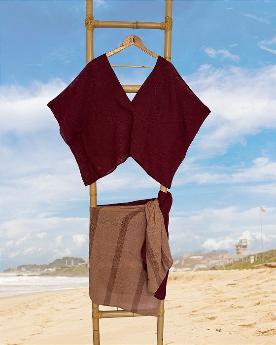 Bata Ampla Tear Bordo