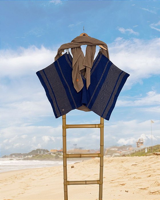 Bata Ampla Tear Azul Royal