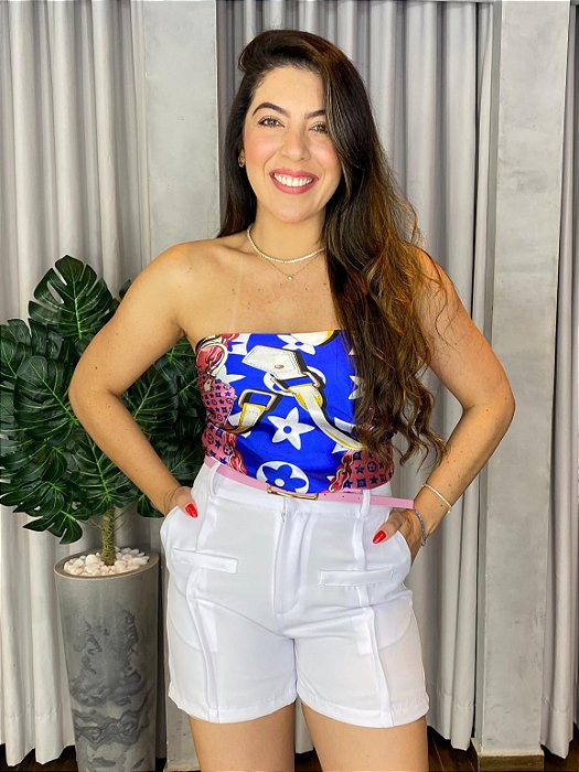 SHORT ALFAIATARIA BOLSO FACA