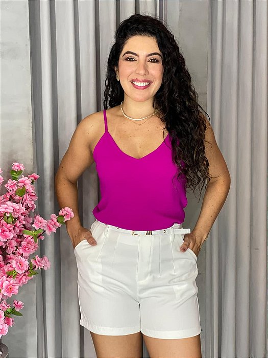 SHORT ALFAIATARIA CINTO ENCAPADO