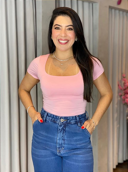 CROPPED POLIAMIDA COM MANGA