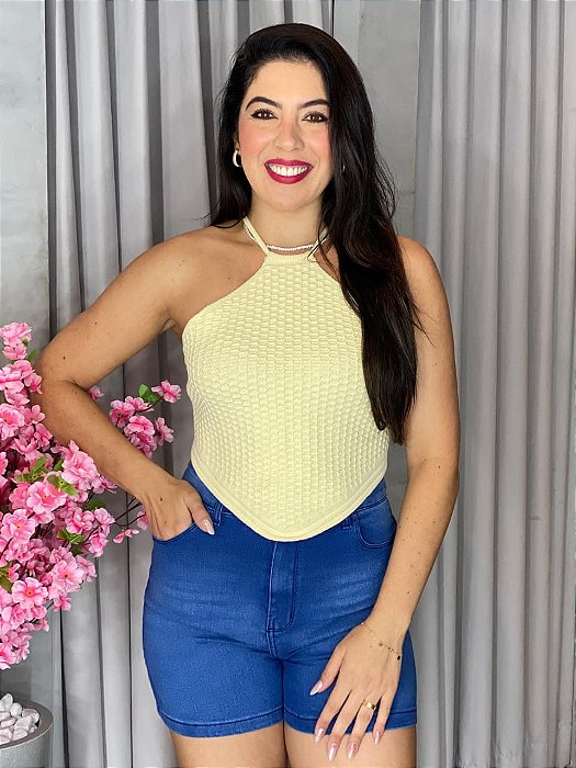 BLUSA MODAL AMARRAÇÃO NAS COSTAS