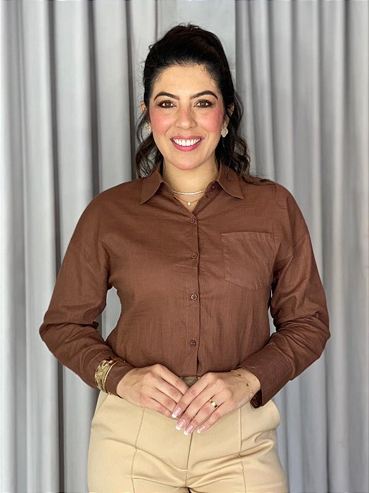 CAMISA ALGODÃO COM BOLSO