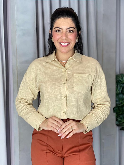CAMISA ALGODÃO COM BOLSO