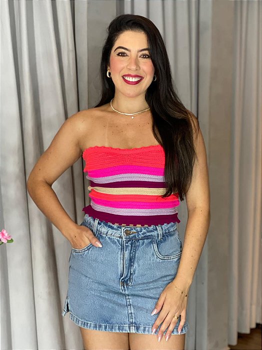 SHORT SAIA JEANS MARMORIZADO