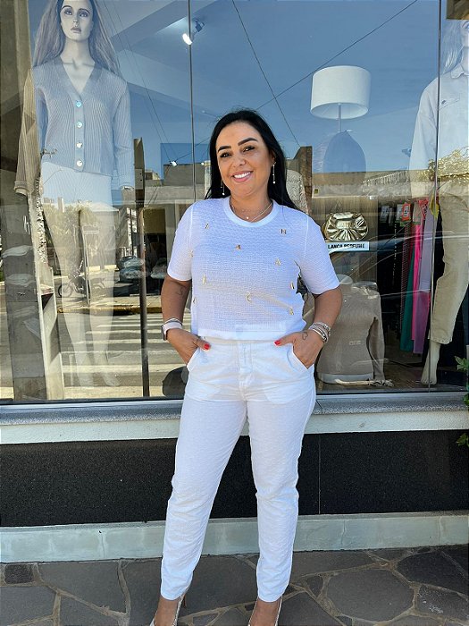 BLUSA LANÇA PERFUME EM TRICOT