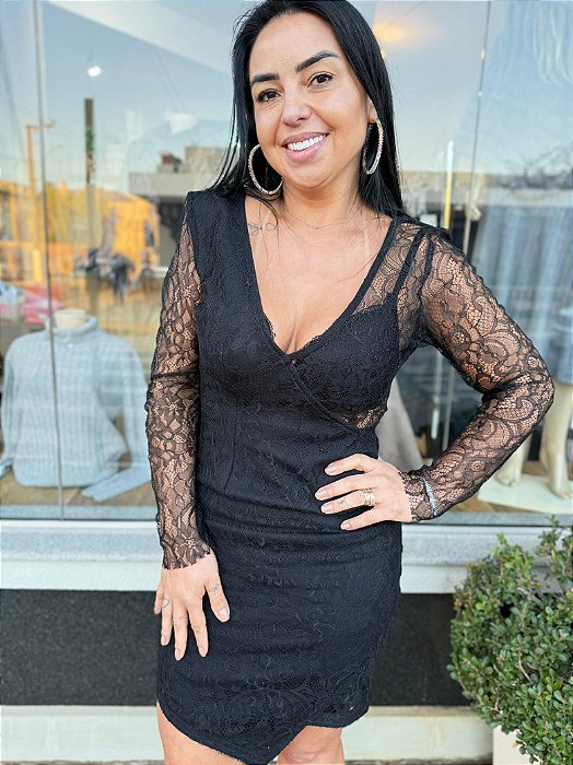 VESTIDO JOHN JOHN COM RENDA