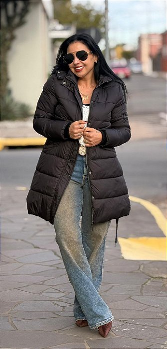 CASACO SOBRETUDO PUFFER ALONGADO LEZ A LEZ